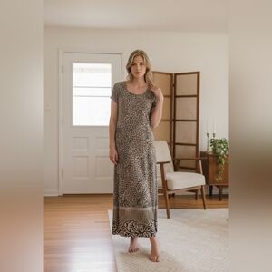 Joseph Ribkoff Animal Print Maxi Dress